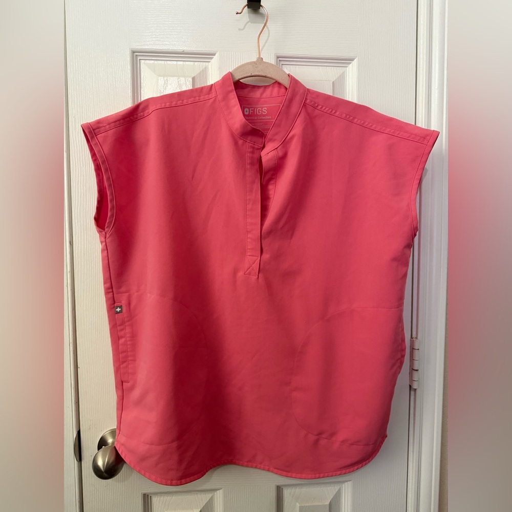 FIGS | RAFAELA Mandarin Collar Scrub Top size S